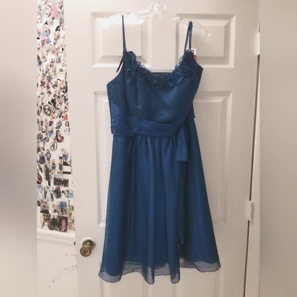 NWOT. size 14 Liz Fields mini in Cobalt